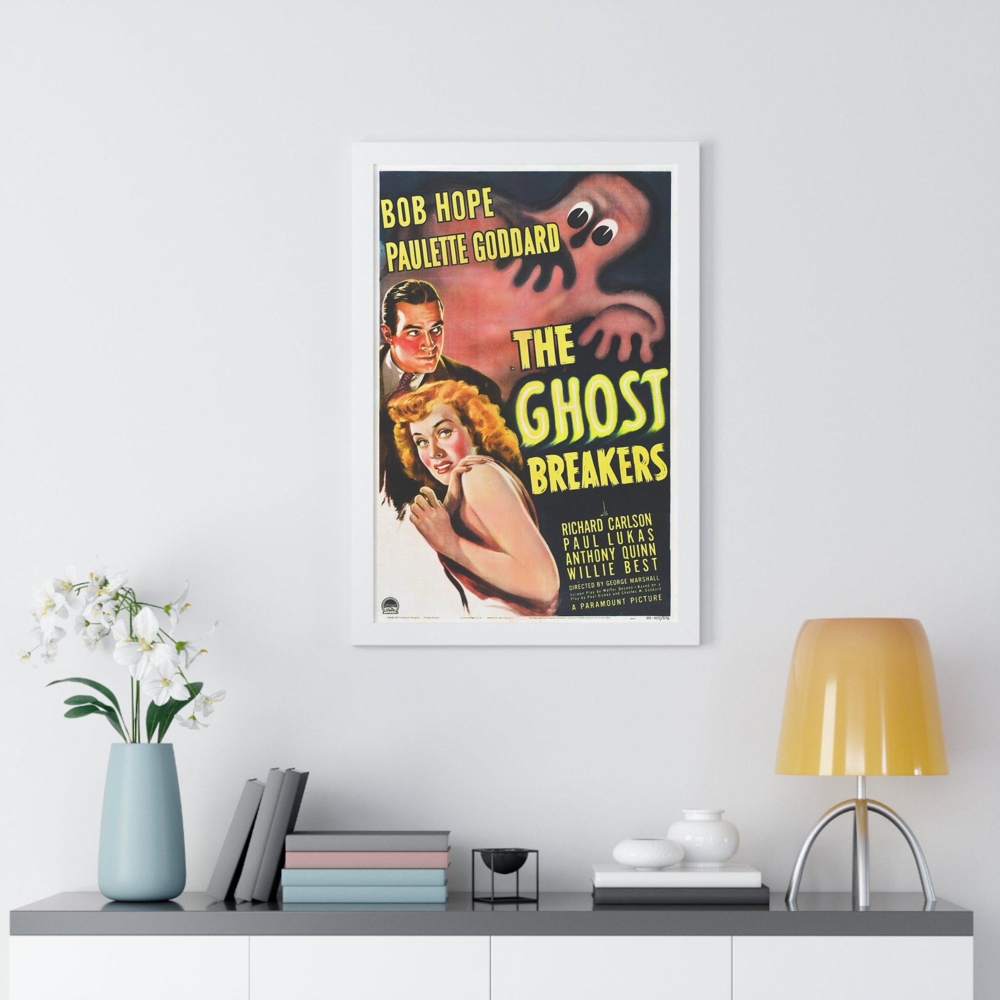 THE GHOST BREAKERS 1940 - Framed Movie Poster-The Sticker Space