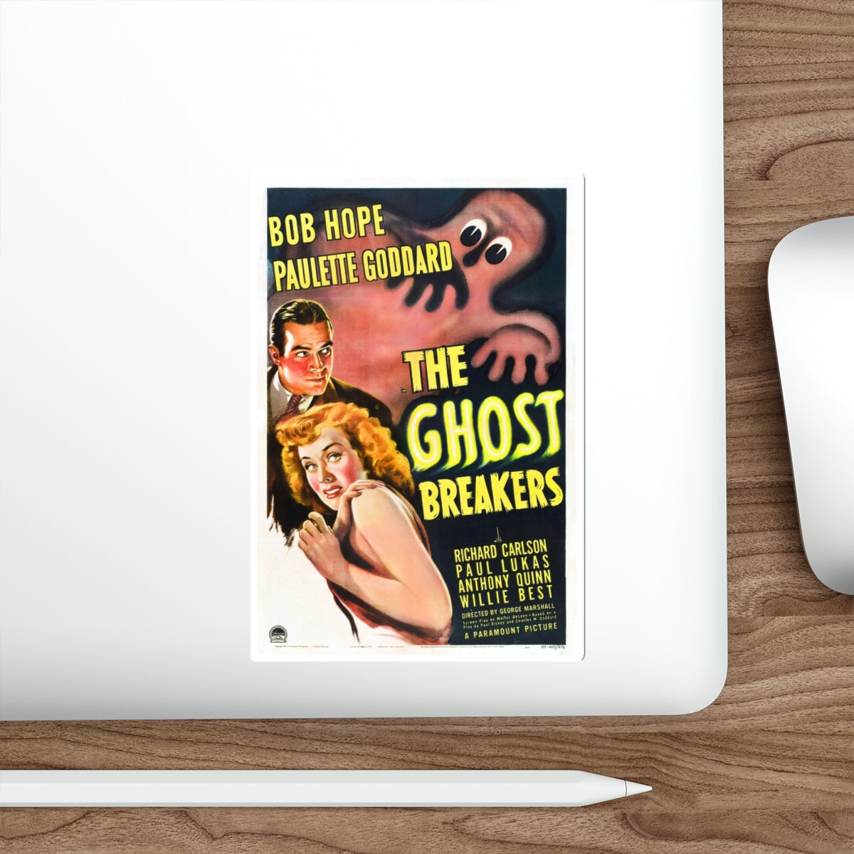 THE GHOST BREAKERS 1940 Movie Poster STICKER Vinyl Die-Cut Decal-The Sticker Space