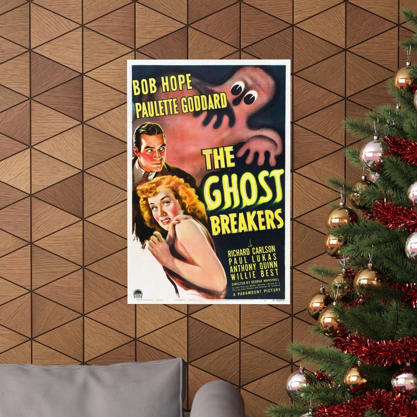 THE GHOST BREAKERS 1940 - Paper Movie Poster-The Sticker Space