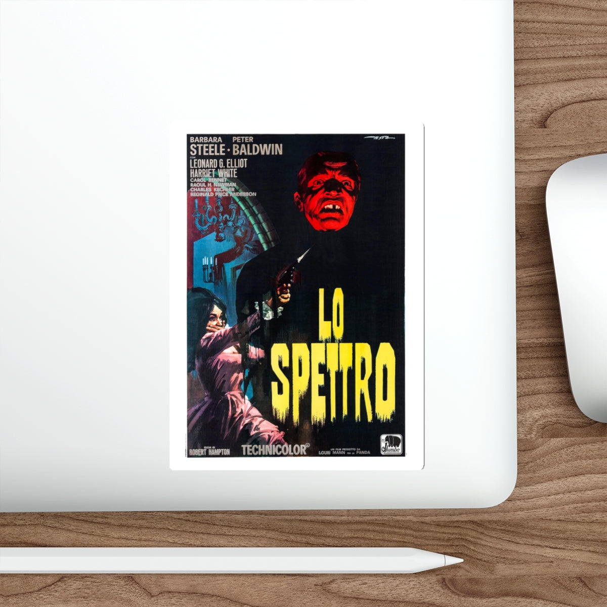 THE GHOST (ITALIAN) 2 1963 Movie Poster STICKER Vinyl Die-Cut Decal-The Sticker Space