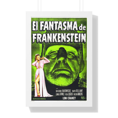 THE GHOST OF FRANKENSTEIN (SPANISH) 1942 - Framed Movie Poster-16″ x 24″-The Sticker Space