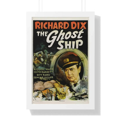 THE GHOST SHIP 1943 - Framed Movie Poster 16″ x 24″ White - The Sticker Space