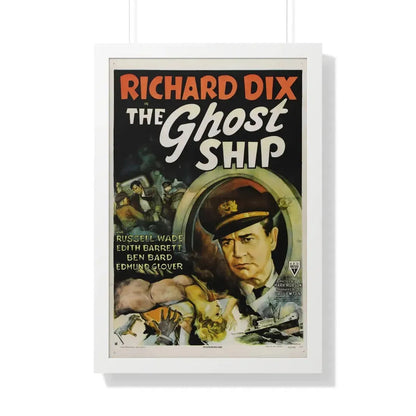 THE GHOST SHIP 1943 - Framed Movie Poster 20" x 30" White - The Sticker Space