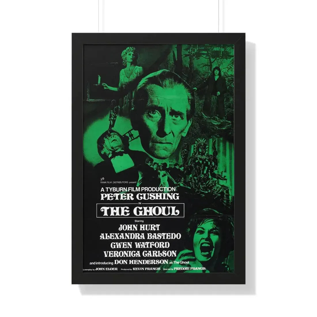THE GHOUL 1975 - Framed Movie Poster 20" x 30" Black - The Sticker Space