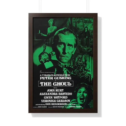 THE GHOUL 1975 - Framed Movie Poster 20" x 30" Walnut - The Sticker Space