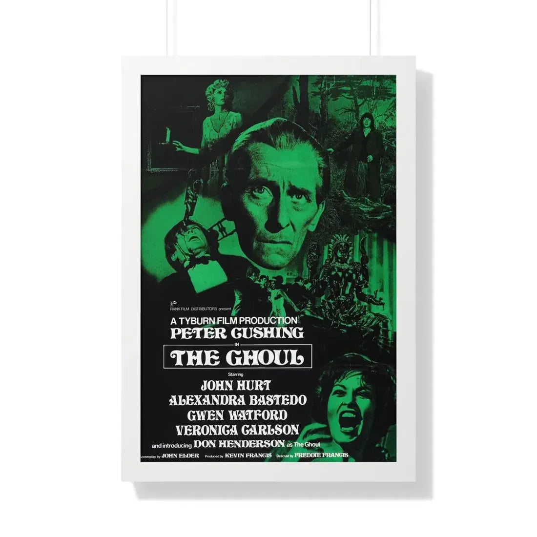 THE GHOUL 1975 - Framed Movie Poster 20" x 30" White - The Sticker Space