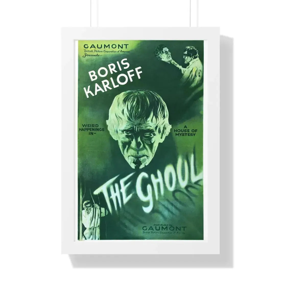 THE GHOUL (KARLOFF) (2) 1933 - Framed Movie Poster 16″ x 24″ White - The Sticker Space