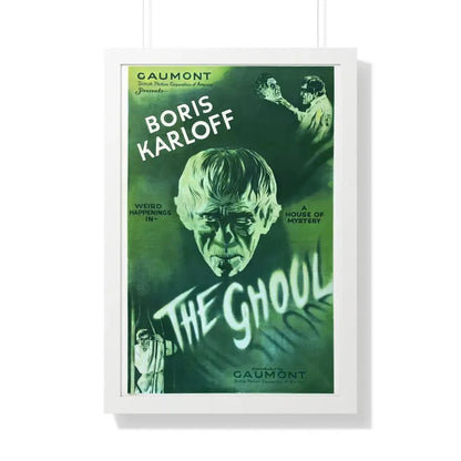 THE GHOUL (KARLOFF) (2) 1933 - Framed Movie Poster 20" x 30" White - The Sticker Space