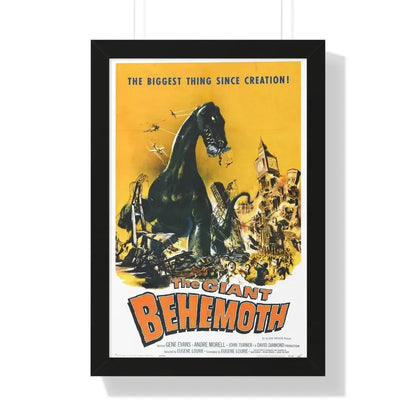 THE GIANT BEHEMOTH 1959 - Framed Movie Poster 16″ x 24″ Black - The Sticker Space