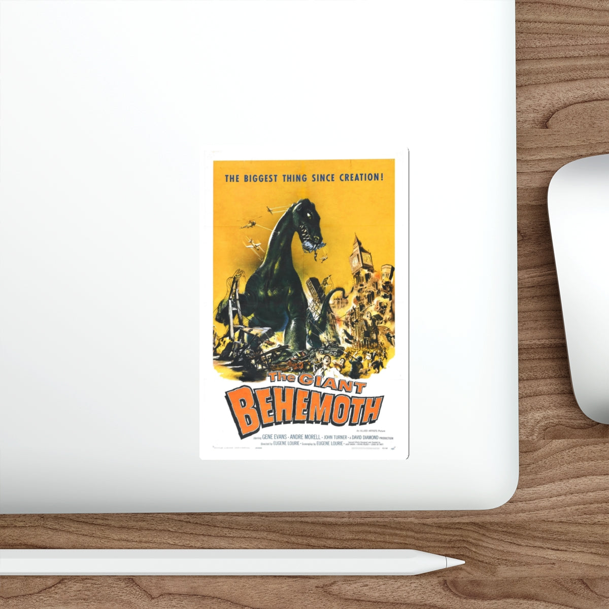 THE GIANT BEHEMOTH 1959 Movie Poster STICKER Vinyl Die-Cut Decal-The Sticker Space