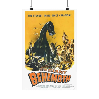 THE GIANT BEHEMOTH 1959 - Paper Movie Poster 12″ x 18″ Matte - The Sticker Space