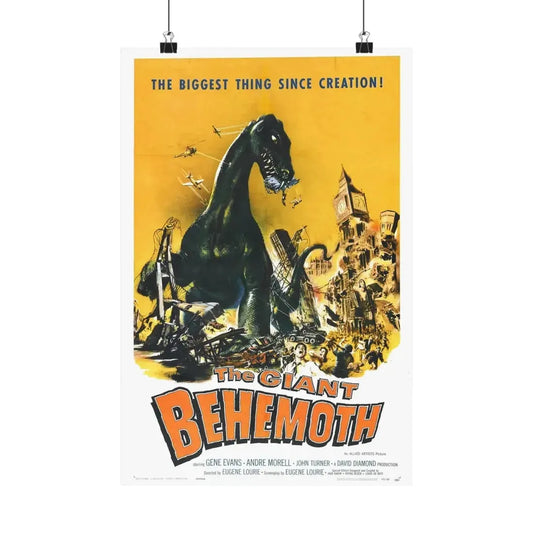 THE GIANT BEHEMOTH 1959 - Paper Movie Poster 12″ x 18″ Matte - The Sticker Space