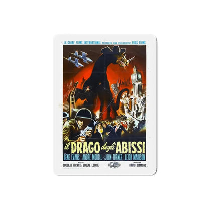 THE GIANT BEHEMOTH (ITALIAN) 1959 Movie Poster - Refrigerator Magnet 5 Inch Die-Cut - The Sticker Space