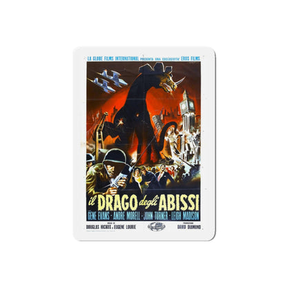 THE GIANT BEHEMOTH (ITALIAN) 1959 Movie Poster - Refrigerator Magnet-5" x 5"-The Sticker Space