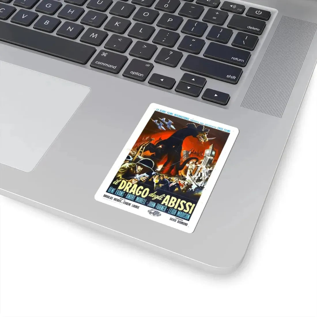 THE GIANT BEHEMOTH (ITALIAN) 1959 Movie Poster - STICKER Vinyl Kiss-Cut Decal - The Sticker Space