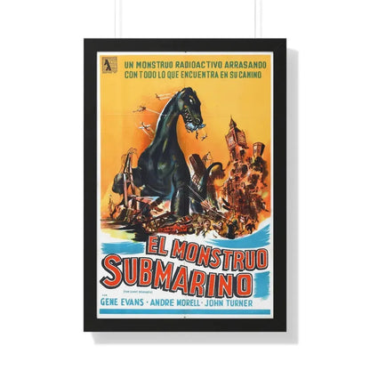 THE GIANT BEHEMOTH (SPANISH) 1959 - Framed Movie Poster 20" x 30" Black - The Sticker Space