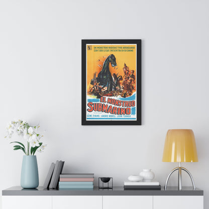 THE GIANT BEHEMOTH (SPANISH) 1959 - Framed Movie Poster-The Sticker Space