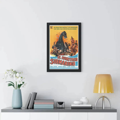 THE GIANT BEHEMOTH (SPANISH) 1959 - Framed Movie Poster - The Sticker Space