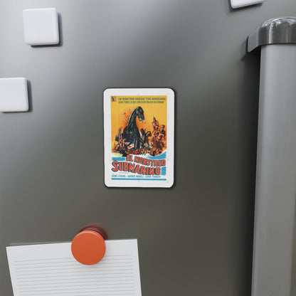 THE GIANT BEHEMOTH (SPANISH) 1959 Movie Poster - Refrigerator Magnet-The Sticker Space