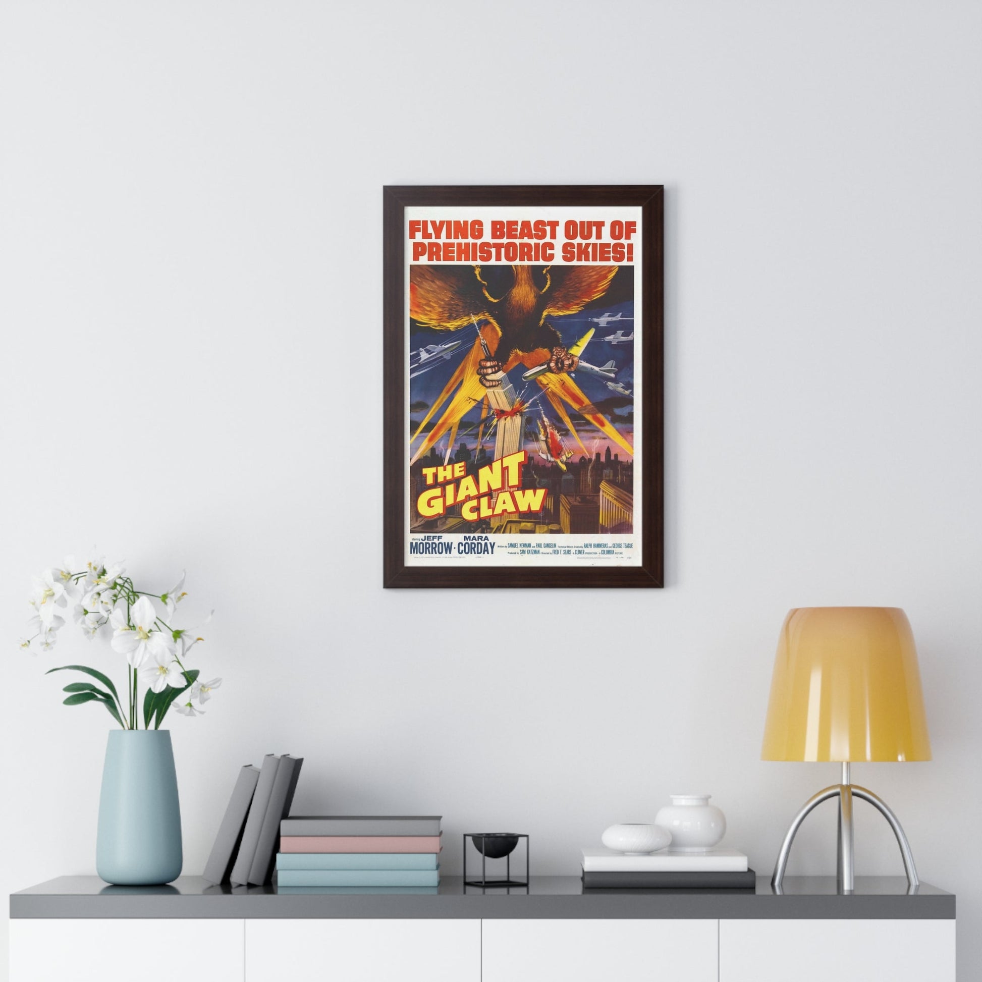 THE GIANT CLAW (2) 1957 - Framed Movie Poster-The Sticker Space