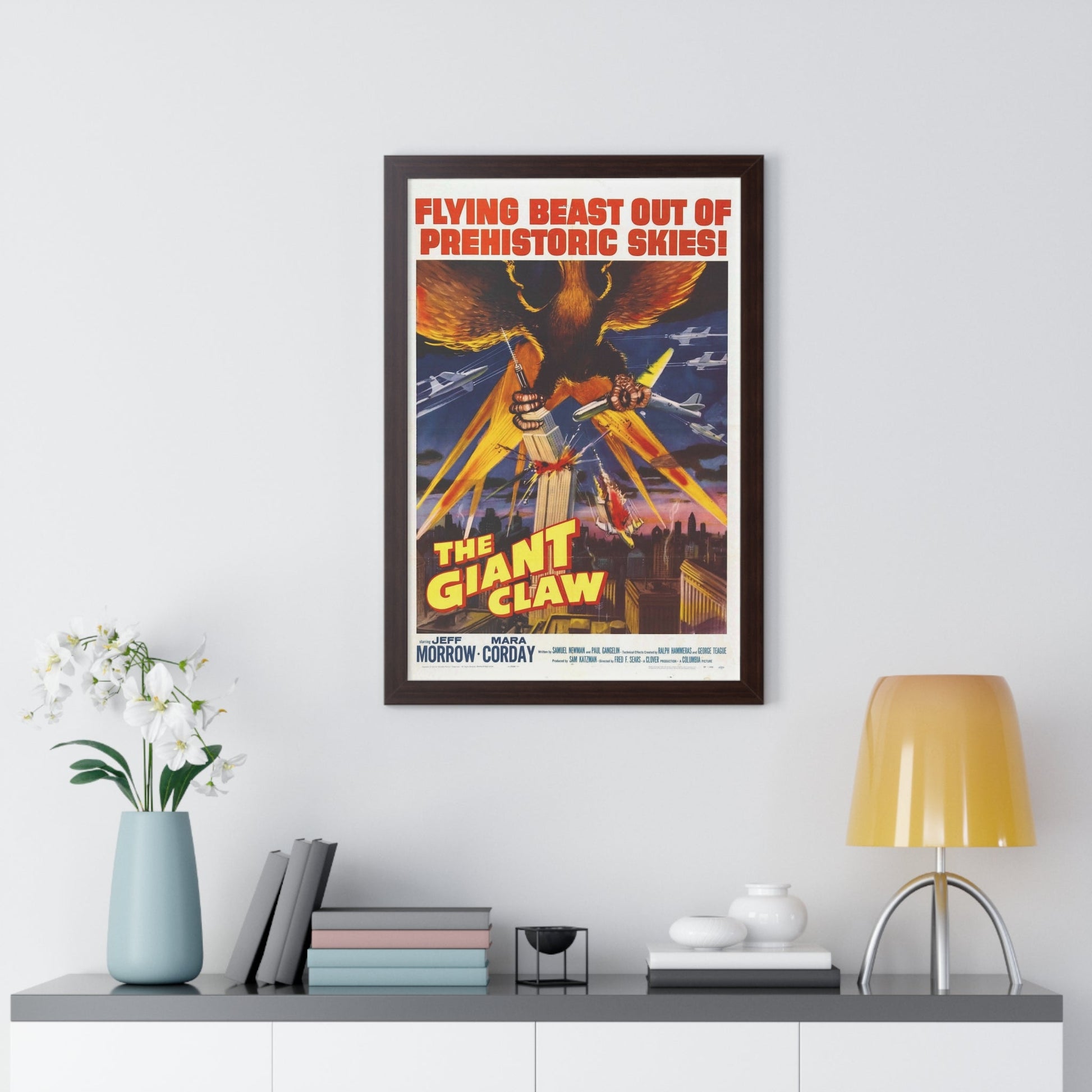 THE GIANT CLAW (2) 1957 - Framed Movie Poster-The Sticker Space