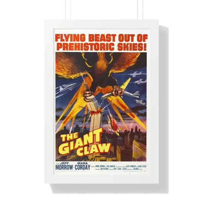 THE GIANT CLAW (2) 1957 - Framed Movie Poster 16″ x 24″ White - The Sticker Space