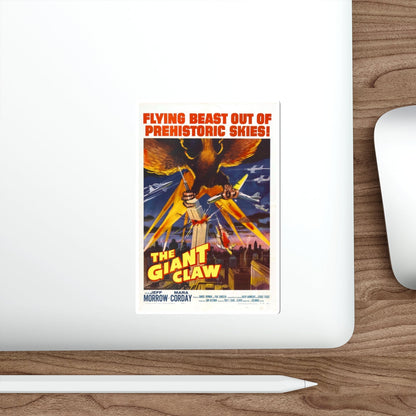 THE GIANT CLAW (2) 1957 Movie Poster STICKER Vinyl Die-Cut Decal-The Sticker Space