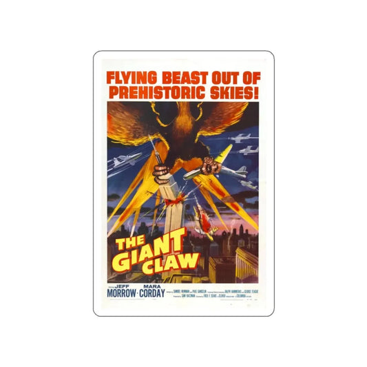 THE GIANT CLAW (2) 1957 Movie Poster STICKER Vinyl Die-Cut Decal 2 Inch - The Sticker Space