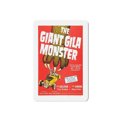 THE GIANT GILA MONSTER 1959 Movie Poster - Refrigerator Magnet 6 Inch Die-Cut - The Sticker Space