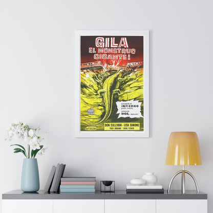 THE GIANT GILA MONSTER (SPANISH) 1959 - Framed Movie Poster-The Sticker Space