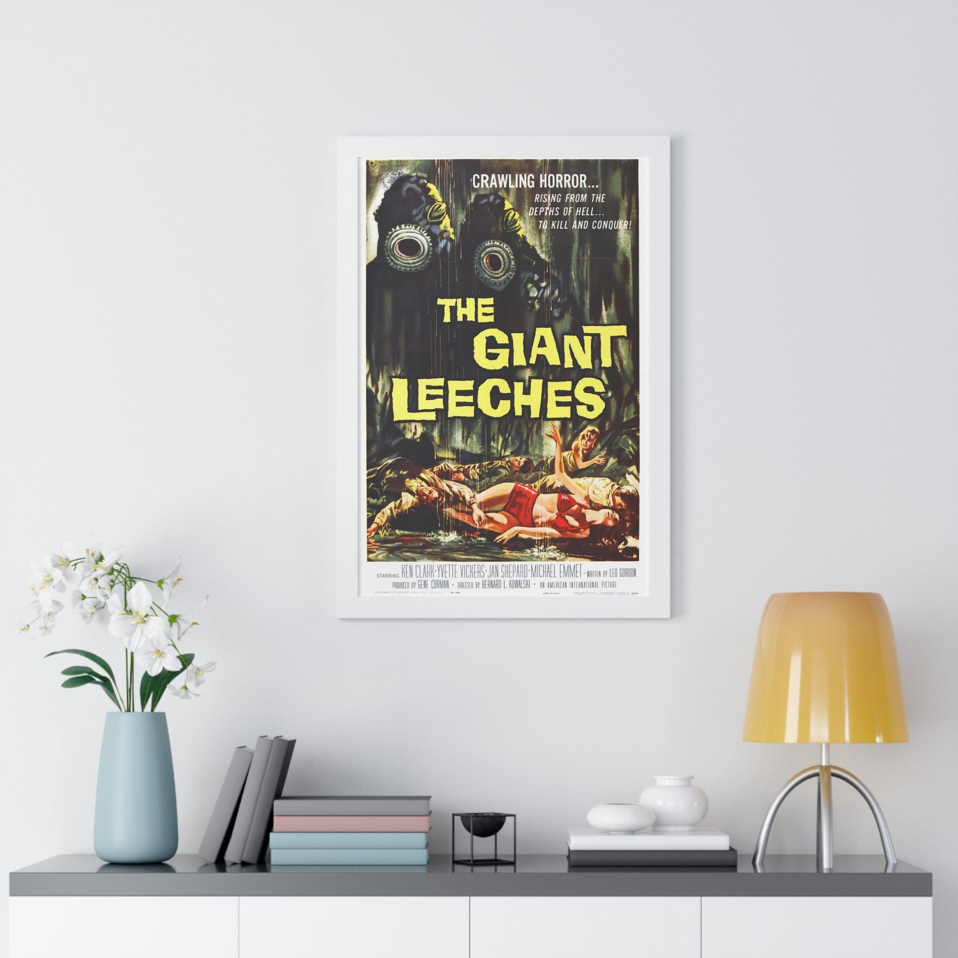 THE GIANT LEECHES 1959 - Framed Movie Poster-The Sticker Space