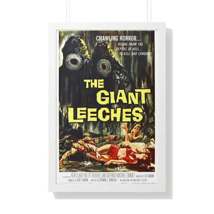 THE GIANT LEECHES 1959 - Framed Movie Poster 20" x 30" White - The Sticker Space