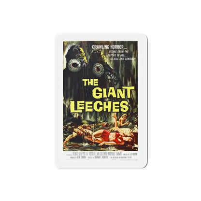 THE GIANT LEECHES 1959 Movie Poster - Refrigerator Magnet 6 Inch Die-Cut - The Sticker Space