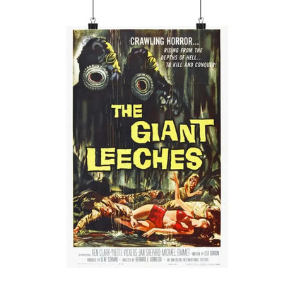 THE GIANT LEECHES 1959 - Paper Movie Poster 12″ x 18″ Matte - The Sticker Space
