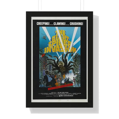 THE GIANT SPIDER INVASION 1975 - Framed Movie Poster 16″ x 24″ Black - The Sticker Space