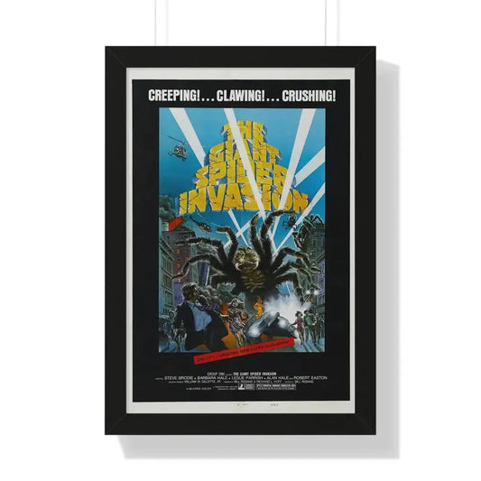 THE GIANT SPIDER INVASION 1975 - Framed Movie Poster 16″ x 24″ Black - The Sticker Space