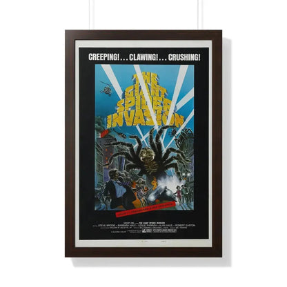 THE GIANT SPIDER INVASION 1975 - Framed Movie Poster 20" x 30" Walnut - The Sticker Space