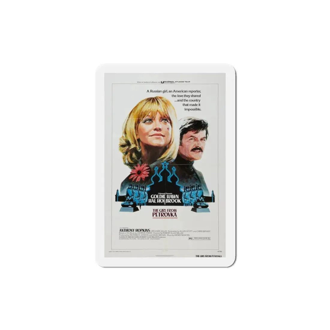 The Girl From Petrovka 1974 Movie Poster Refrigerator Magnet 3 Inch - The Sticker Space