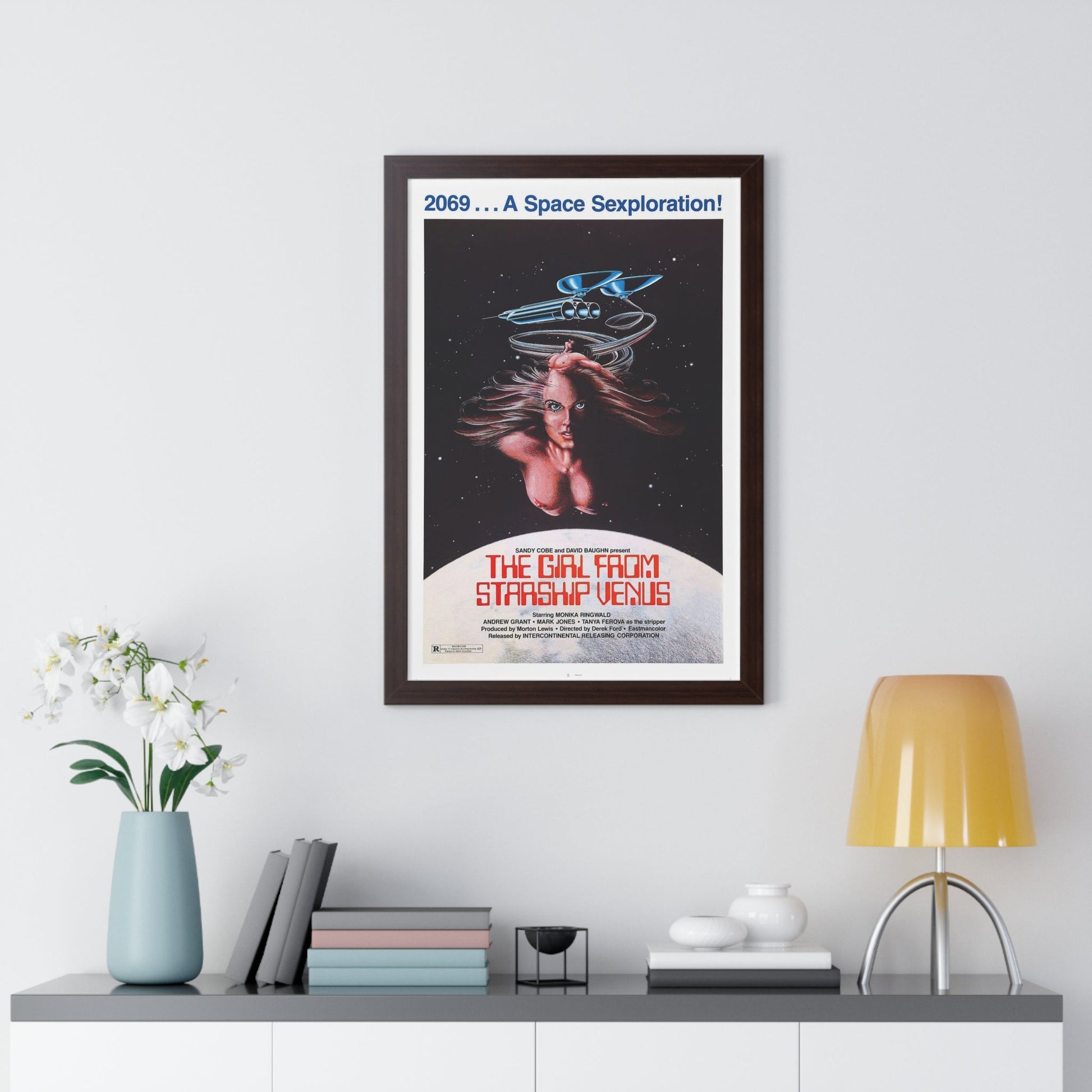 THE GIRL FROM STARSHIP VENUS 1975 - Framed Movie Poster-The Sticker Space