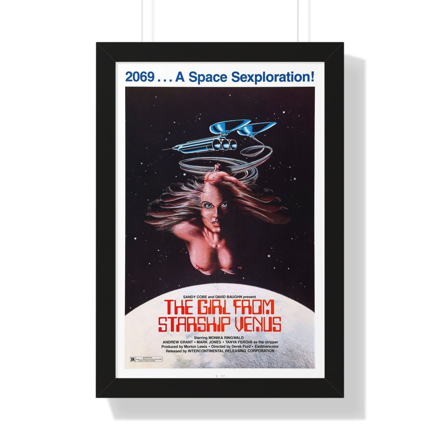 THE GIRL FROM STARSHIP VENUS 1975 - Framed Movie Poster-16″ x 24″-The Sticker Space