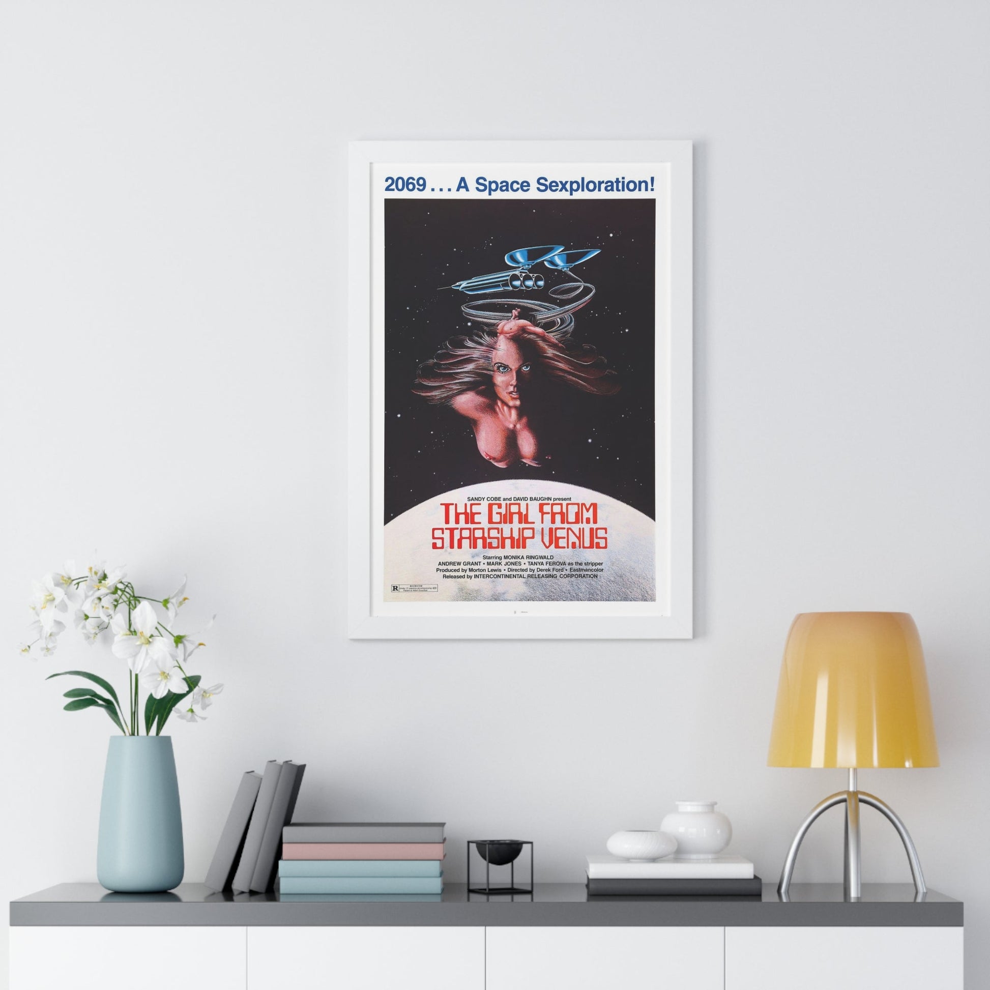 THE GIRL FROM STARSHIP VENUS 1975 - Framed Movie Poster-The Sticker Space