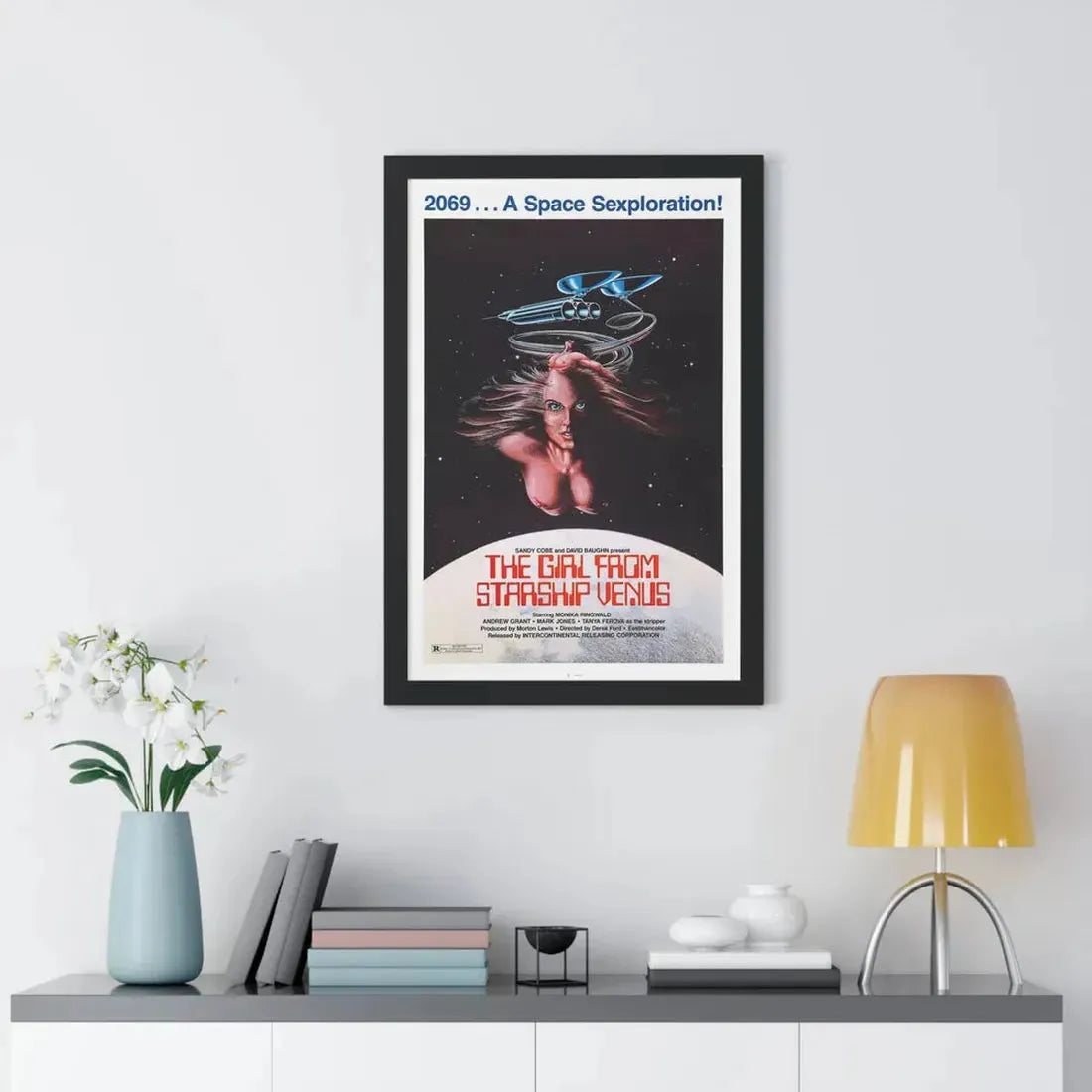 THE GIRL FROM STARSHIP VENUS 1975 - Framed Movie Poster - The Sticker Space
