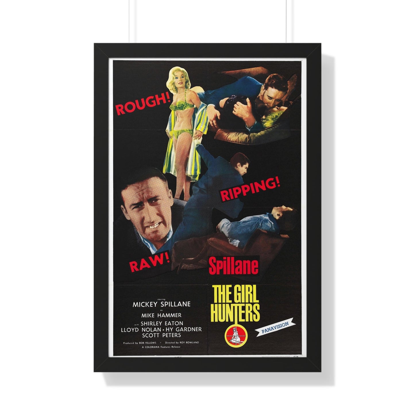 THE GIRL HUNTERS 1963 - Framed Movie Poster-20" x 30"-The Sticker Space