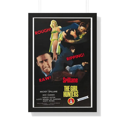 THE GIRL HUNTERS 1963 - Framed Movie Poster 20" x 30" Black - The Sticker Space