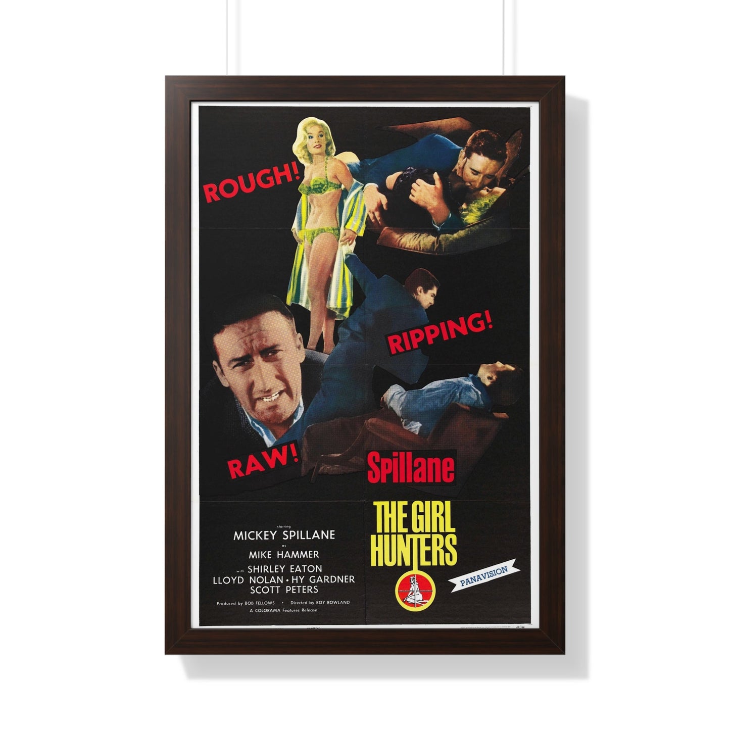 THE GIRL HUNTERS 1963 - Framed Movie Poster-20" x 30"-The Sticker Space