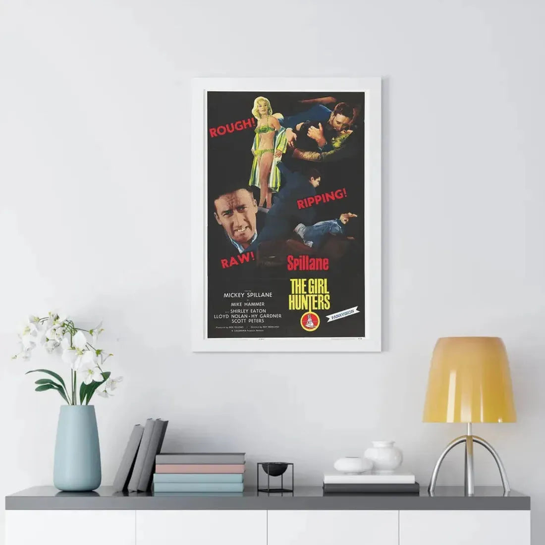 THE GIRL HUNTERS 1963 - Framed Movie Poster - The Sticker Space