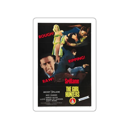 THE GIRL HUNTERS 1963 Movie Poster STICKER Vinyl Die-Cut Decal 2 Inch - The Sticker Space