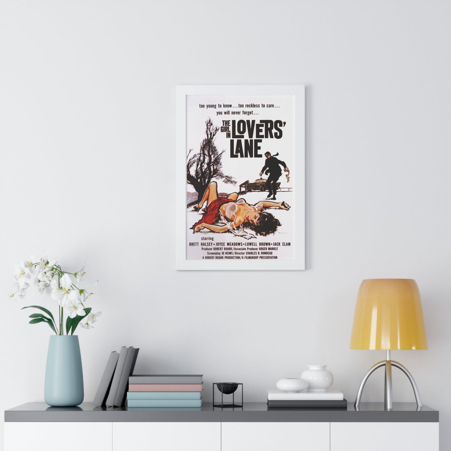 THE GIRL IN LOVER'S LANE 1959 - Framed Movie Poster-The Sticker Space