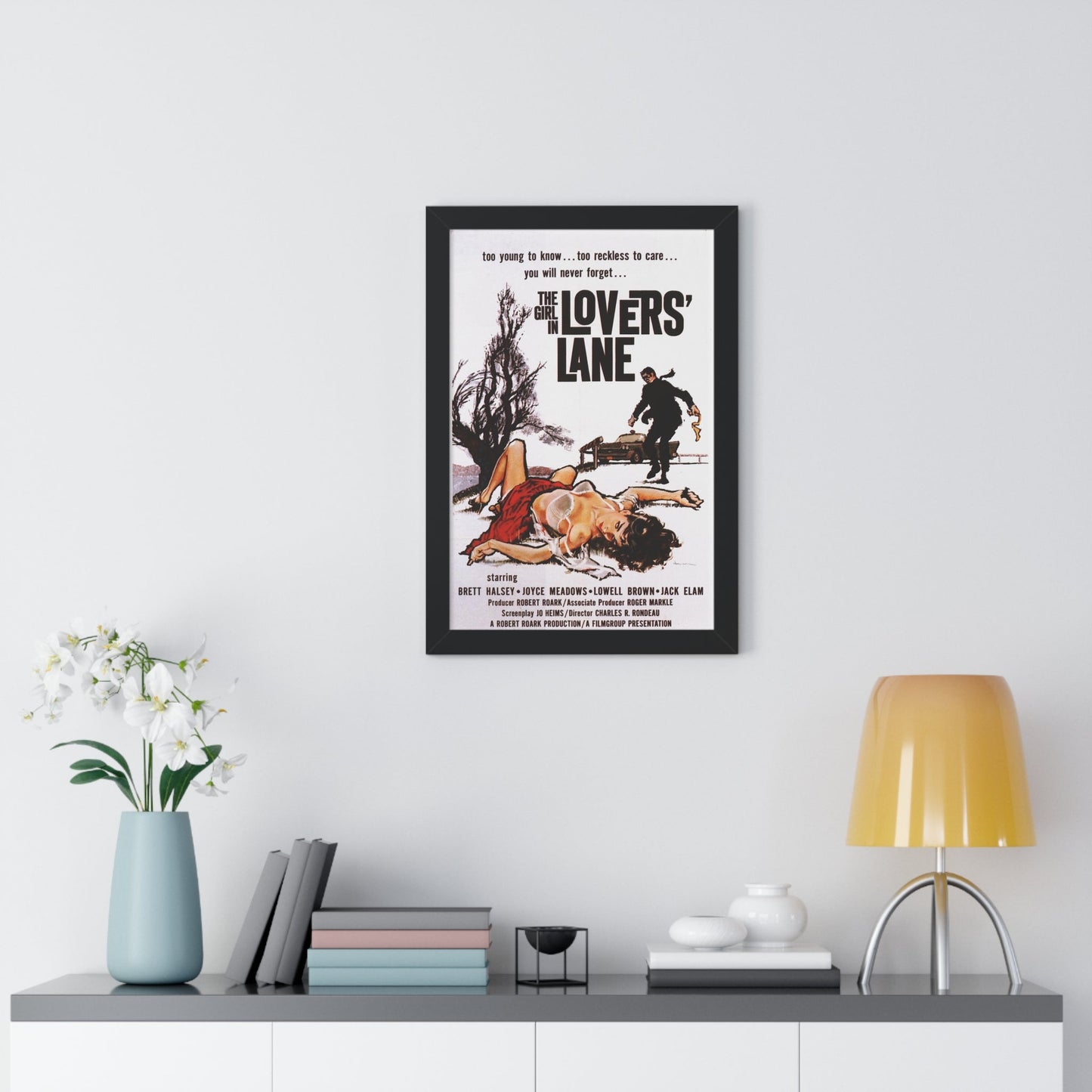 THE GIRL IN LOVER'S LANE 1959 - Framed Movie Poster-The Sticker Space