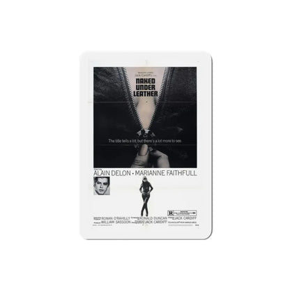 The Girl on a Motorcycle 1968 Movie Poster Refrigerator Magnet 2 Inch - The Sticker Space